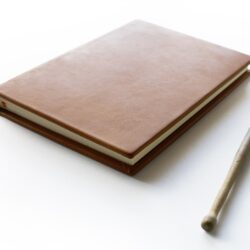 kožený deník B5 - rezavý