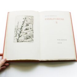Bibliofilie Paralipomena II